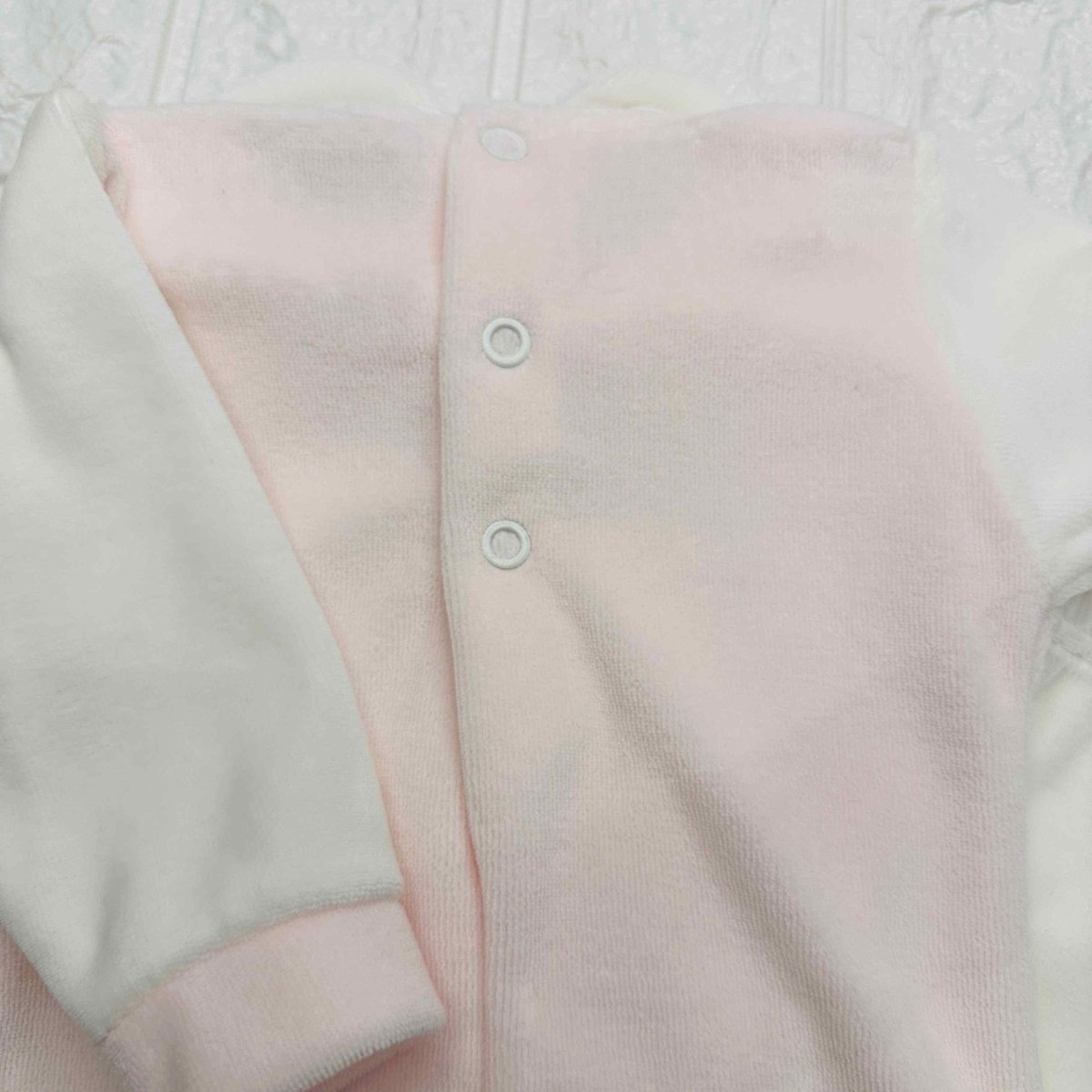 Tutina ciniglia taschino rosa 31406 - Piccole Canaglie - PC20877