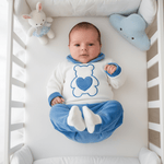 Tutina Completo Ciniglia Azzurro 31509 - Piccole Canaglie - PC29465