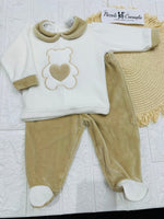 Tutina Completo Ciniglia Beige 31509 - Piccole Canaglie - PC29468