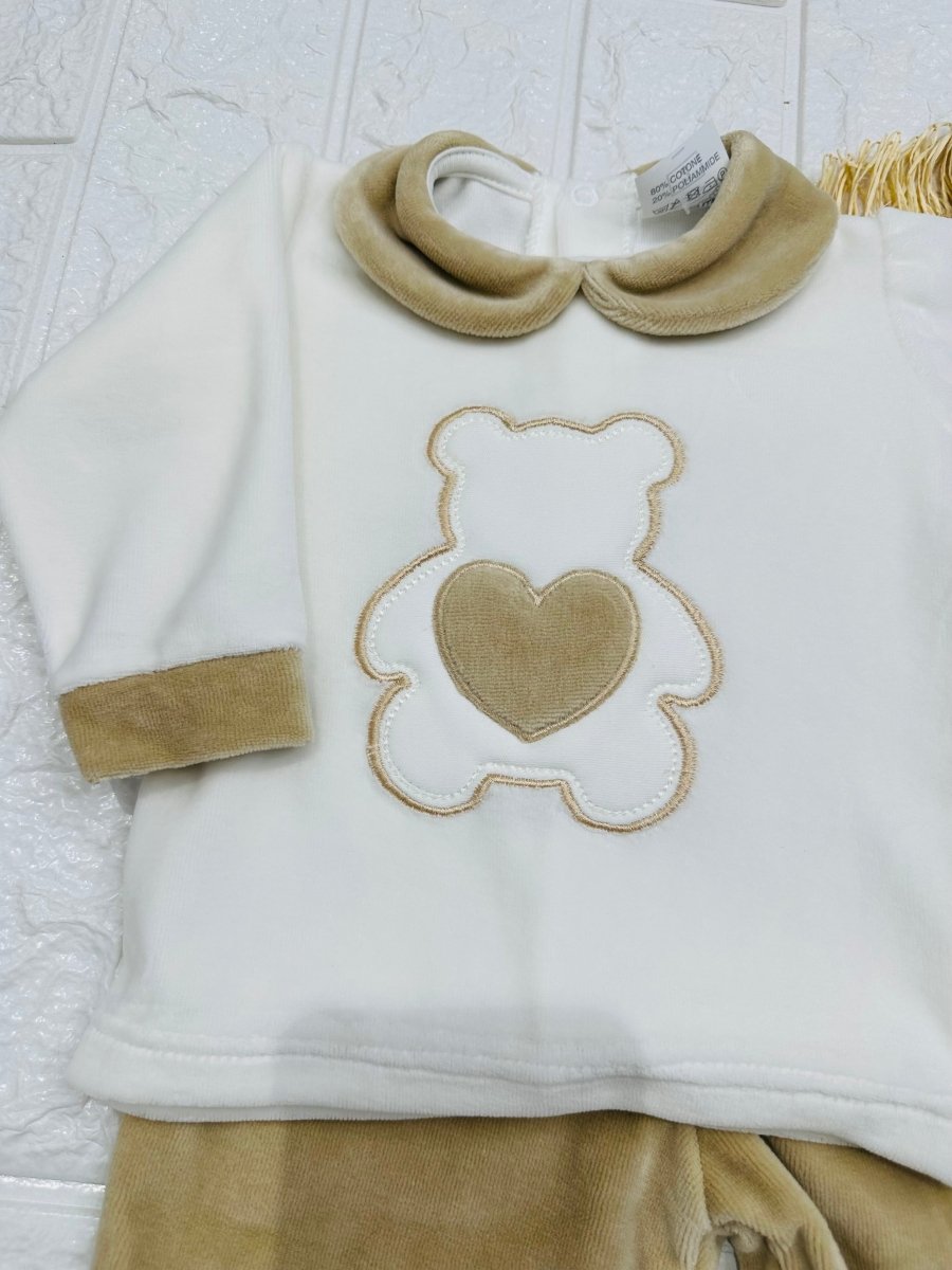 Tutina Completo Ciniglia Beige 31509 - Piccole Canaglie - PC29468