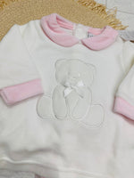 Tutina completo ciniglia Orsetta bianca B549/3F - Piccole Canaglie - PC29939