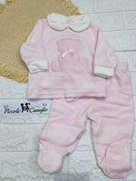 Tutina completo ciniglia Orsetta rosa B549/3F - Piccole Canaglie - PC29936