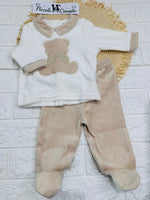Tutina completo ciniglia Orsetti beige B549/12F - Piccole Canaglie - PC29954