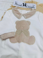 Tutina completo ciniglia Orsetti beige B549/12F - Piccole Canaglie - PC29954