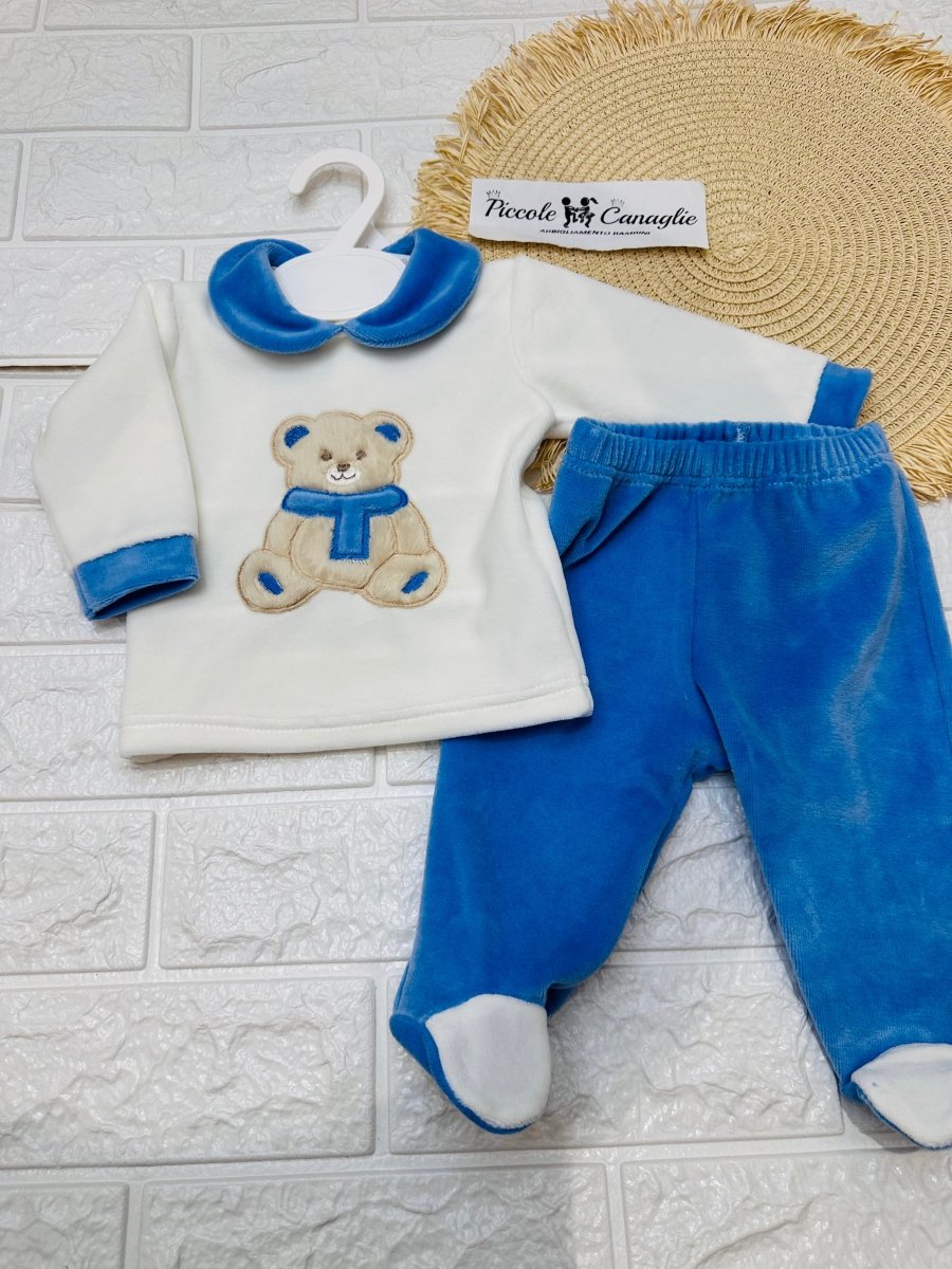 Tutina Completo Ciniglia Orsetto Tenero Carta Da Zucchero 31502 - Piccole Canaglie - PC29774