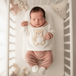 Tutina Completo Ciniglia Orso Morbidoso Lampone 31507 - Piccole Canaglie - PC29504