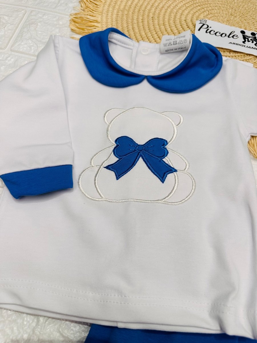 Tutina Completo Cotone 31101 Orso Fiocco carta da zucchero - Piccole Canaglie - PC24907