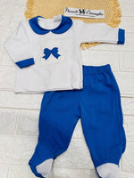 Tutina Completo Cotone 31101 Orso Fiocco carta da zucchero - Piccole Canaglie - PC24907