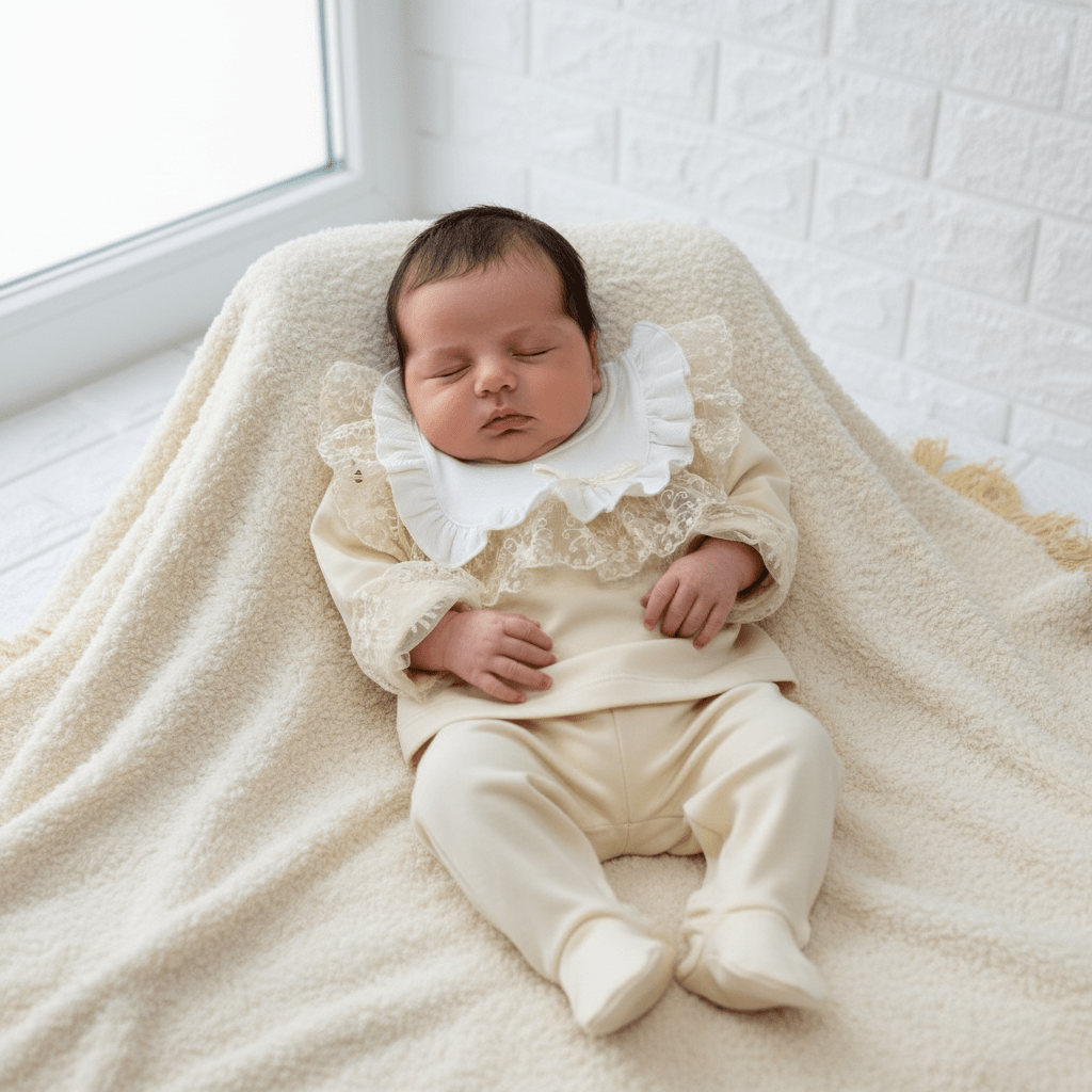 Tutina Completo Cotone Avorio 2069 Murat Baby - Piccole Canaglie - PC27578