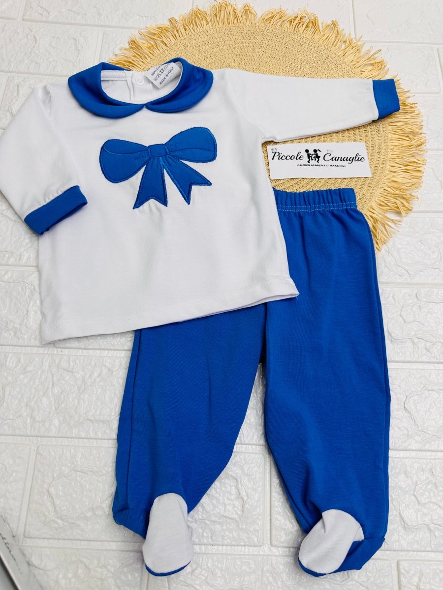 Tutina Completo Cotone Fiocco Oceano 31107 - Piccole Canaglie - PC25820