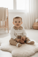 Tutina Completo Cotone Orso Bag Beige 31102 - Piccole Canaglie - PC25267