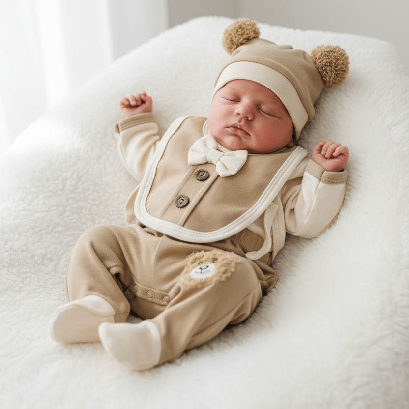 Tutina Completo Cotone Teddy Con Accessori - Piccole Canaglie - PC26885