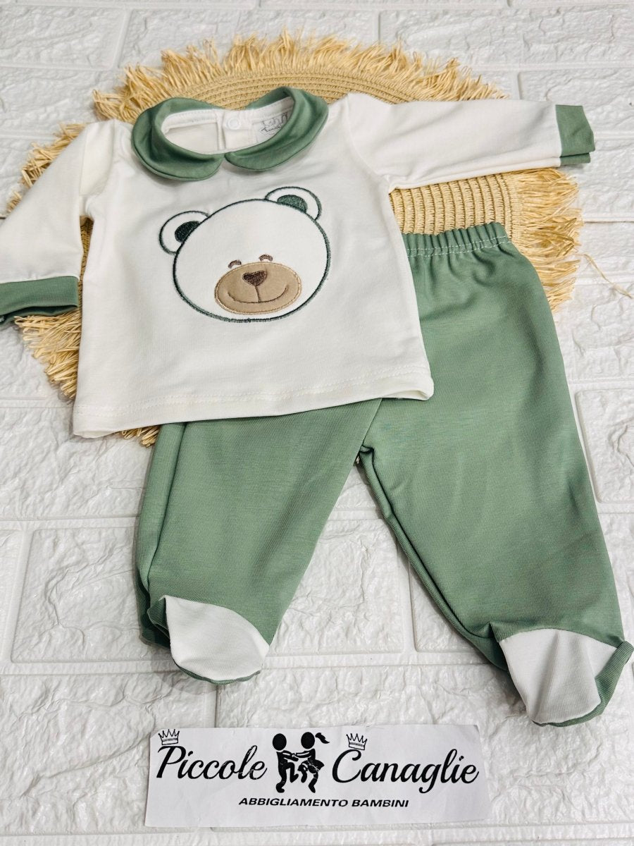 Tutina Completo Orso Cotone 31104 - Piccole Canaglie - PC26370