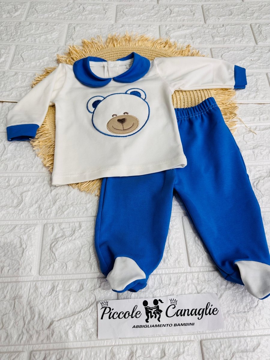 Tutina completo orso cotone 31104 - Piccole Canaglie - PC26382