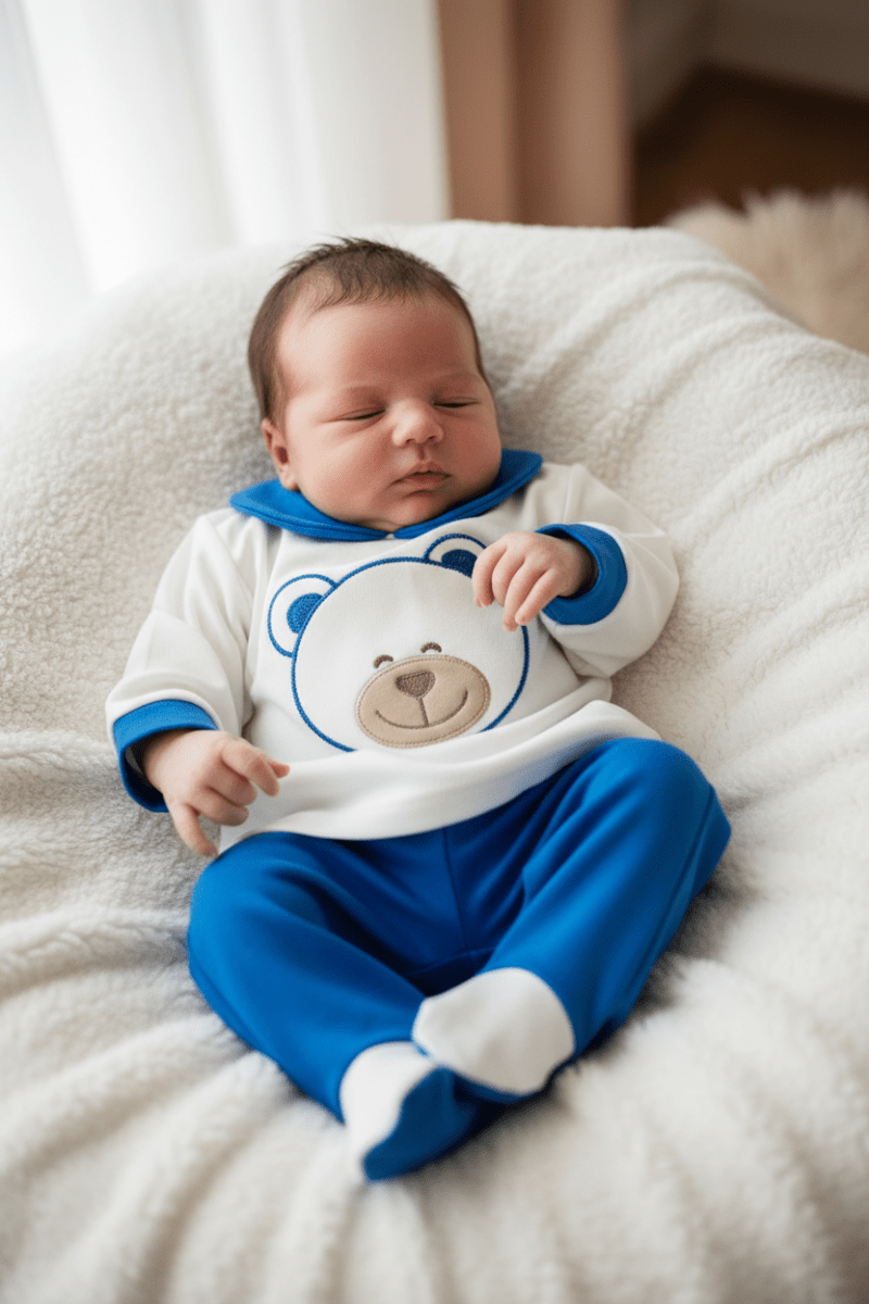 Tutina completo orso cotone 31104 - Piccole Canaglie - PC26382