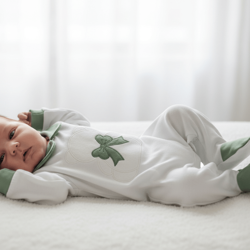 Tutina Cotone 30101 Orso Verde - Piccole Canaglie - PC24901