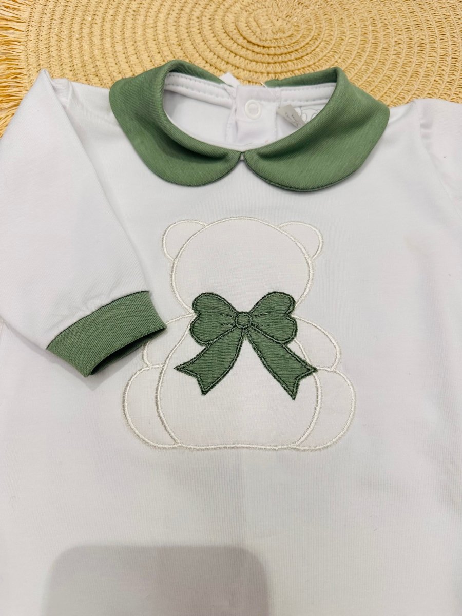 Tutina Cotone 30101 Orso verde - Piccole Canaglie - PC24901