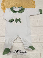 Tutina Cotone 30101 Orso verde - Piccole Canaglie - PC24901