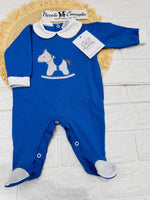 Tutina Cotone Cavallino Oceano 30108 - Piccole Canaglie - PC25004