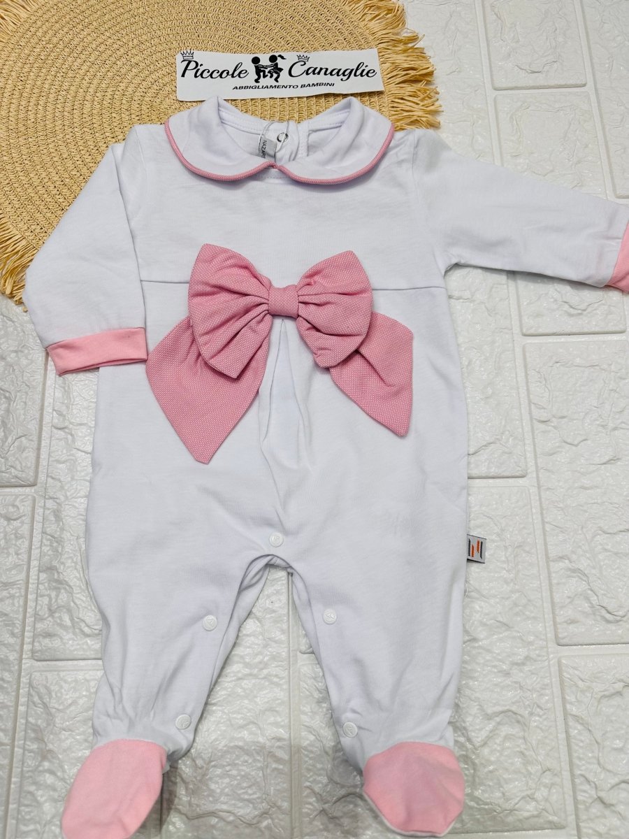 Tutina Cotone Fiocco Bianco Ng3510 Dis 36 - Piccole Canaglie - PC25276