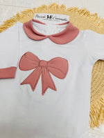 Tutina Cotone Fiocco Rosa Antico 30107 - Piccole Canaglie - PC25811