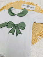 Tutina Cotone Fiocco Verde 30107 - Piccole Canaglie - PC25823