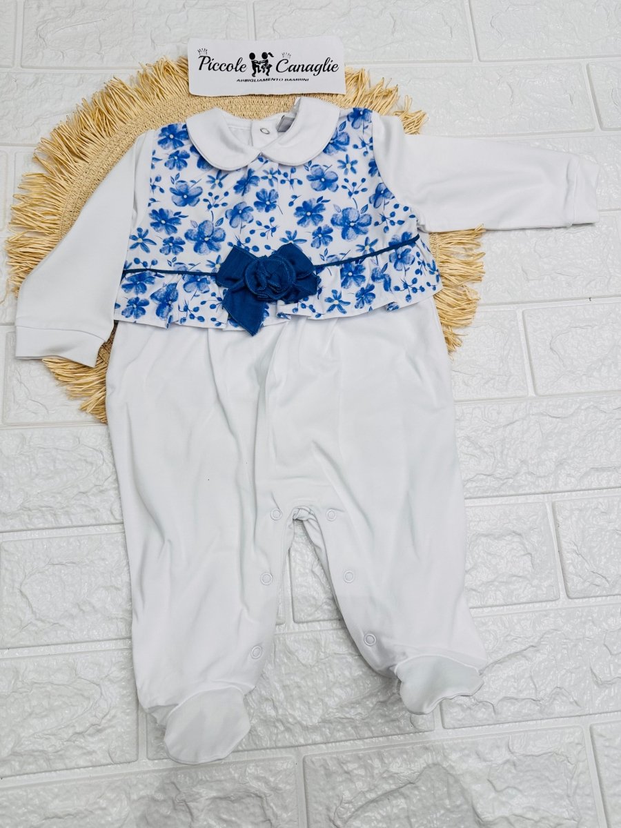 Tutina Cotone Fiorellini - Piccole Canaglie - PC28462