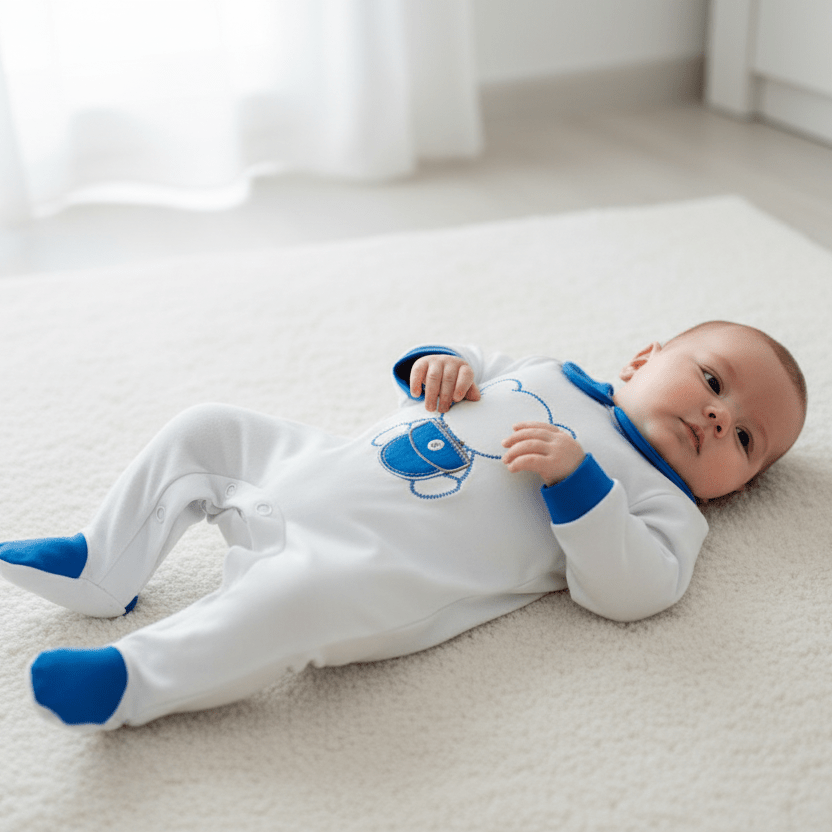 Tutina Cotone Orso Bag Carta Da Zucchero 30102 - Piccole Canaglie - PC25258