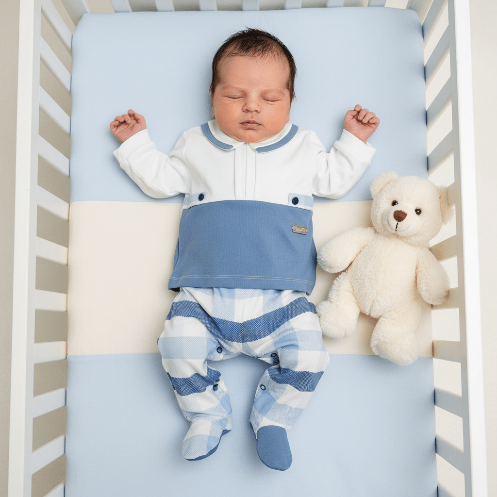 Tutina Cotone Quadrotto - Piccole Canaglie - PC28451