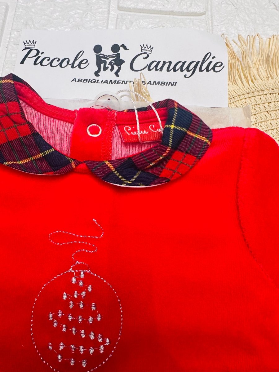 Tutina di Natale Scozzese Pierre Cardin - Piccole Canaglie - PC23310