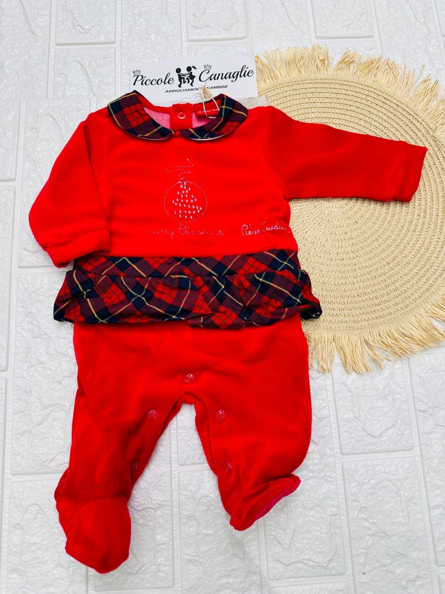 Tutina di Natale Scozzese Pierre Cardin - Piccole Canaglie - PC23310