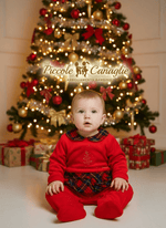 Tutina di Natale Scozzese Pierre Cardin - Piccole Canaglie - PC23310