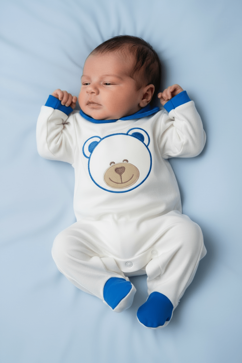 Tutina Orso Cotone 30104 Oceano - Piccole Canaglie - PC26376