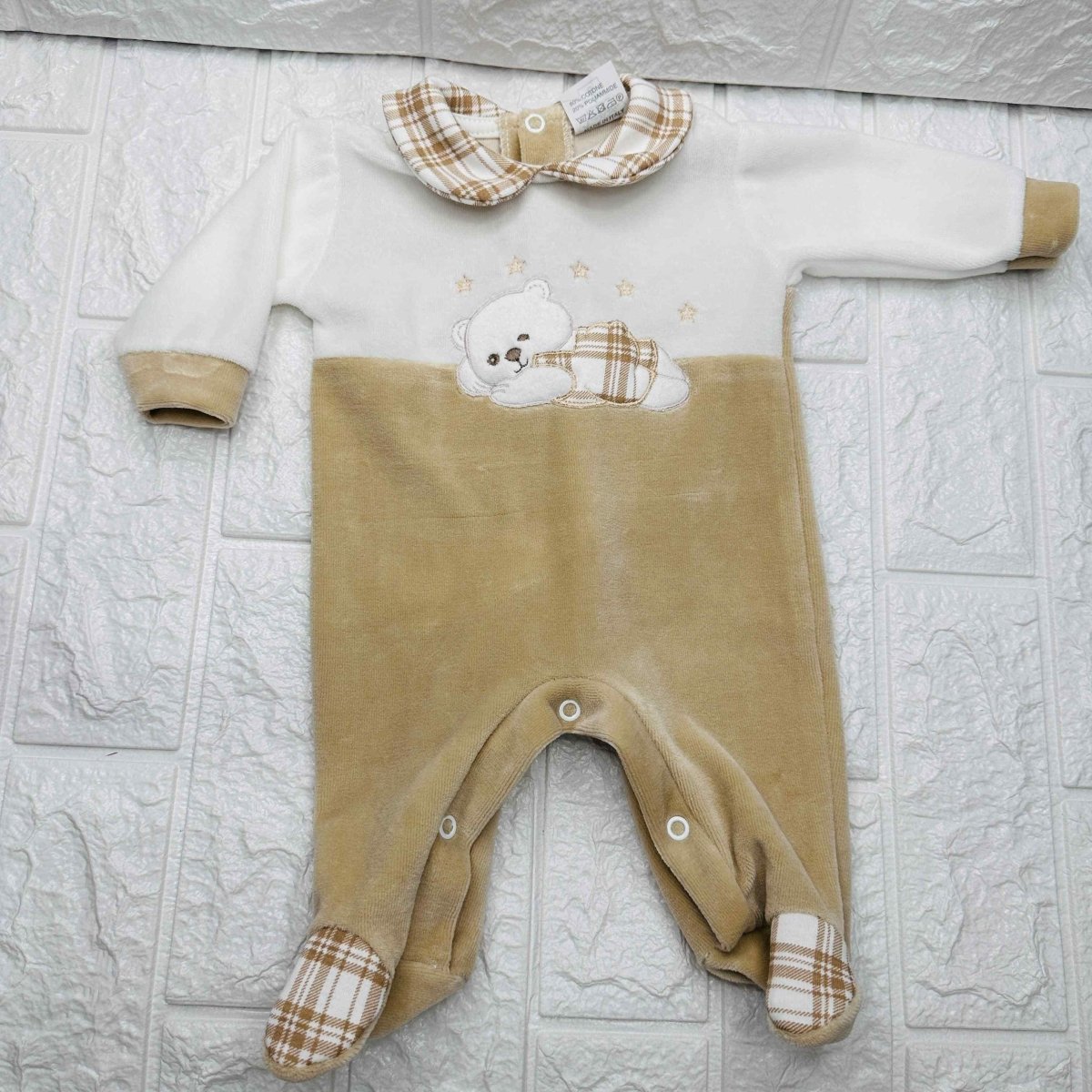 Tutina sogni D’oro panna ciniglia 30403 - Piccole Canaglie - PC20879