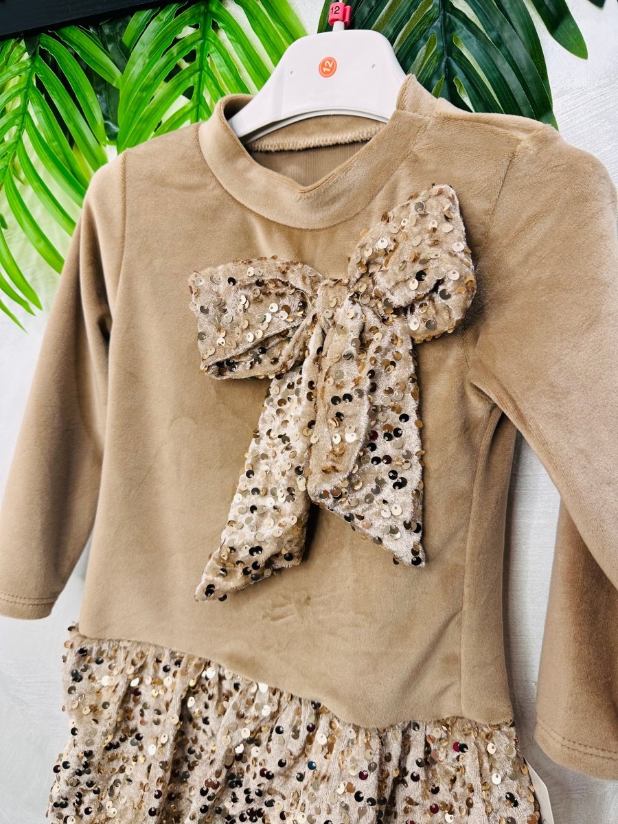 Vestitino ciniglia Piette Begie - Piccole Canaglie - PC24557