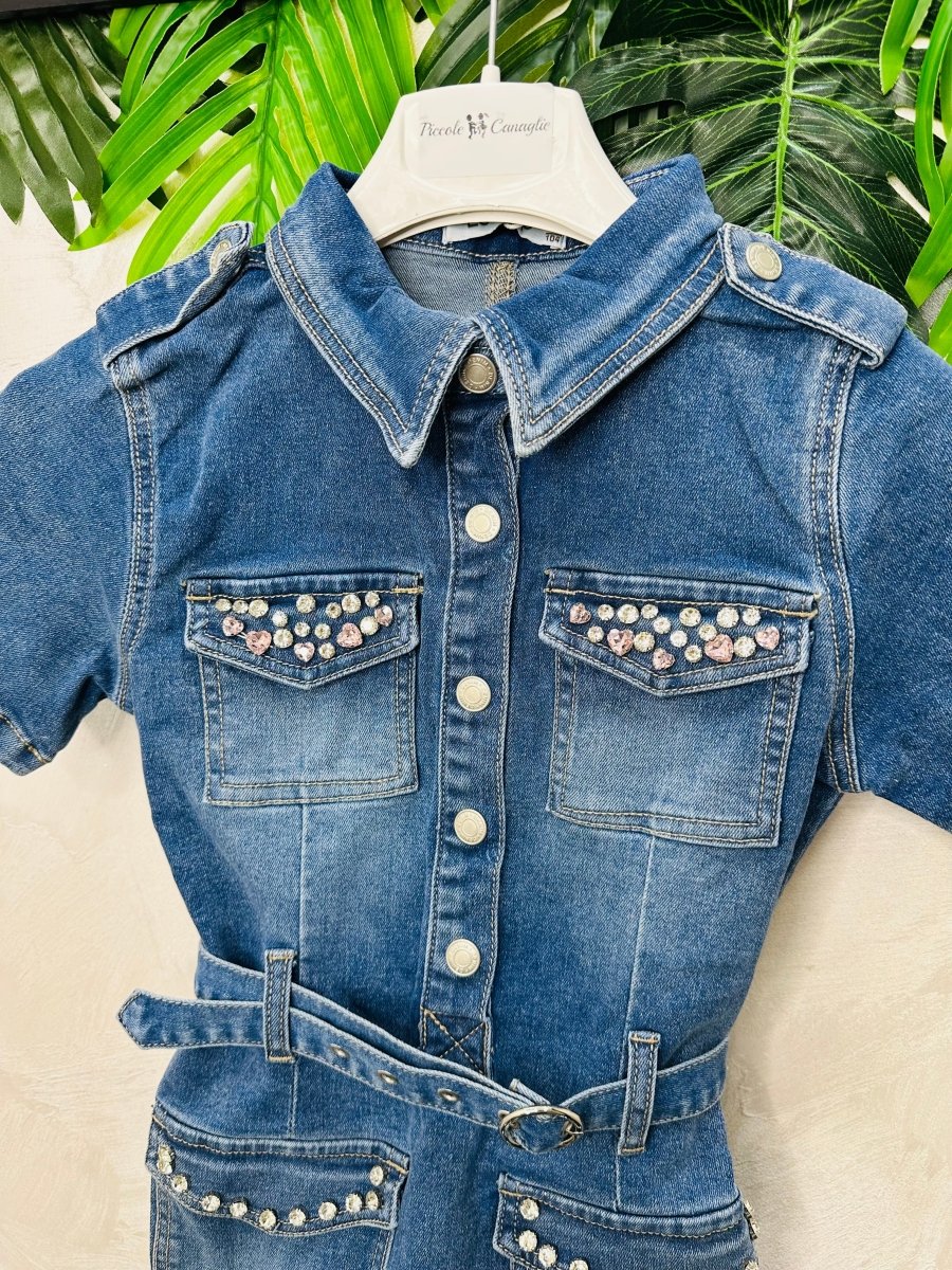 Vestitino Denim Swarosky 7937 - Piccole Canaglie - PC27123