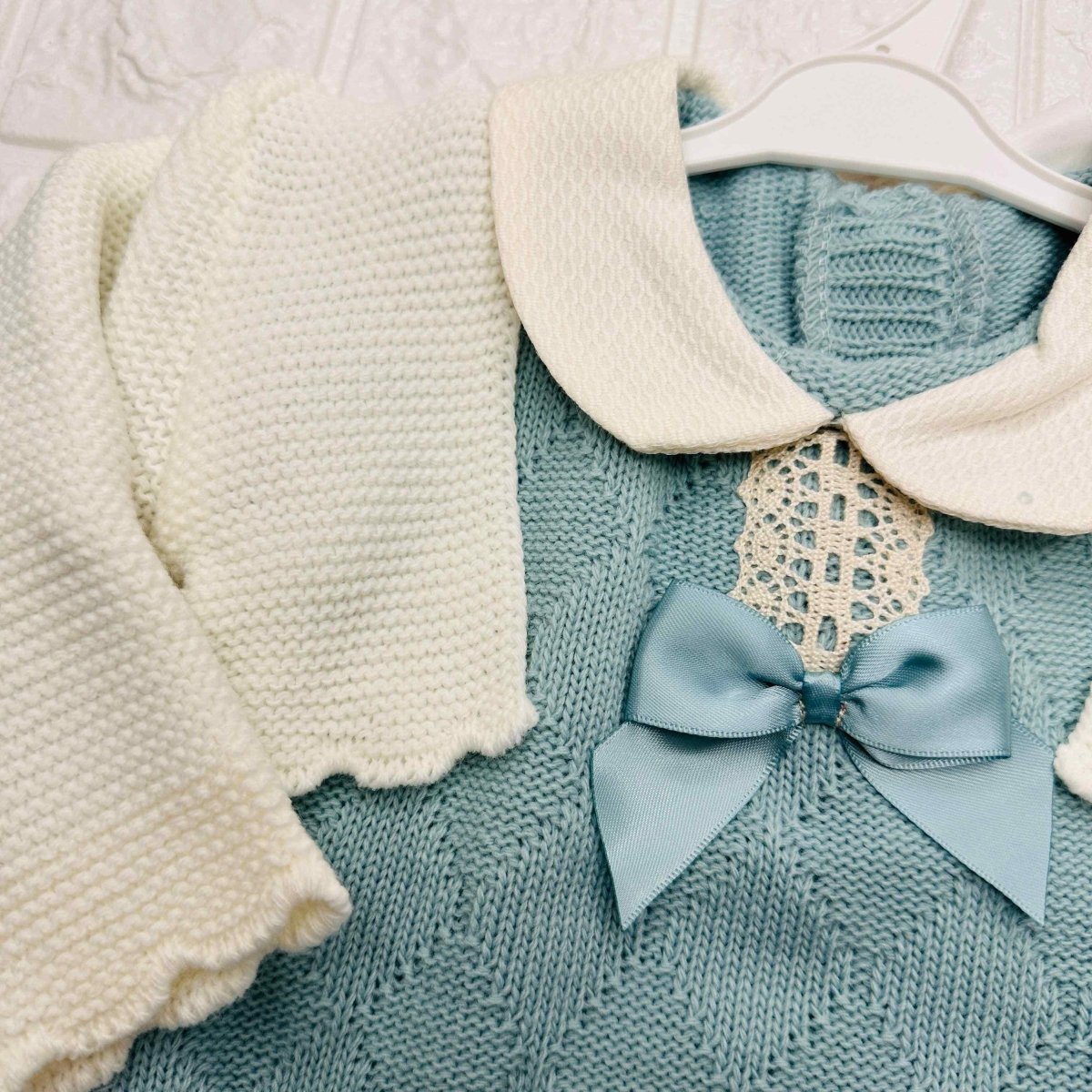 Vestitino e scaldacuore verde - Piccole Canaglie - PC20888