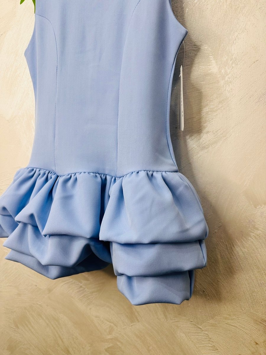 Vestitino Emily Celeste - Piccole Canaglie - PC26270