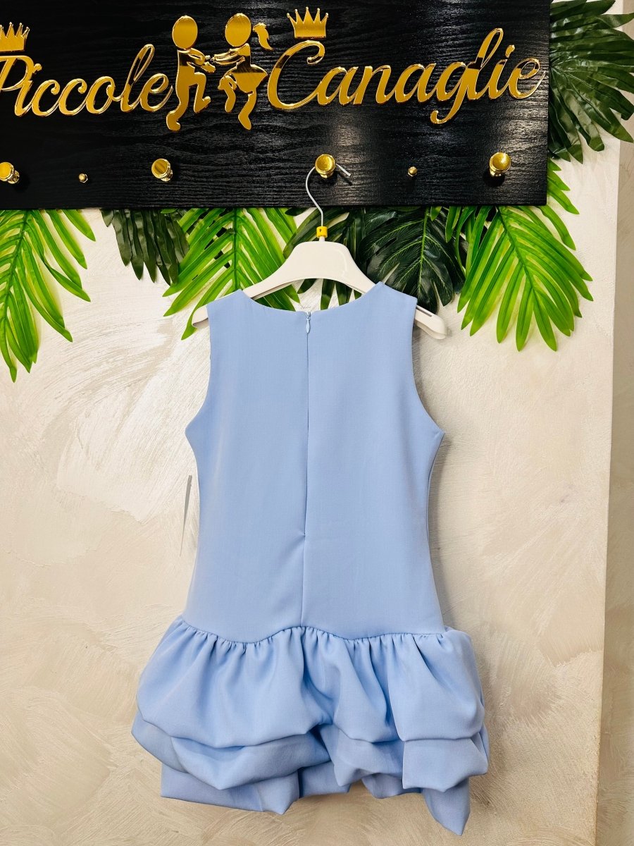 Vestitino Emily Celeste - Piccole Canaglie - PC26270