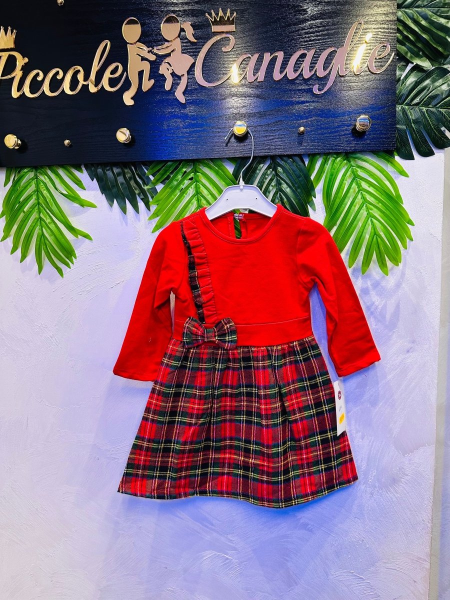 Vestitino fiocchettino Scozzese - Piccole Canaglie - 