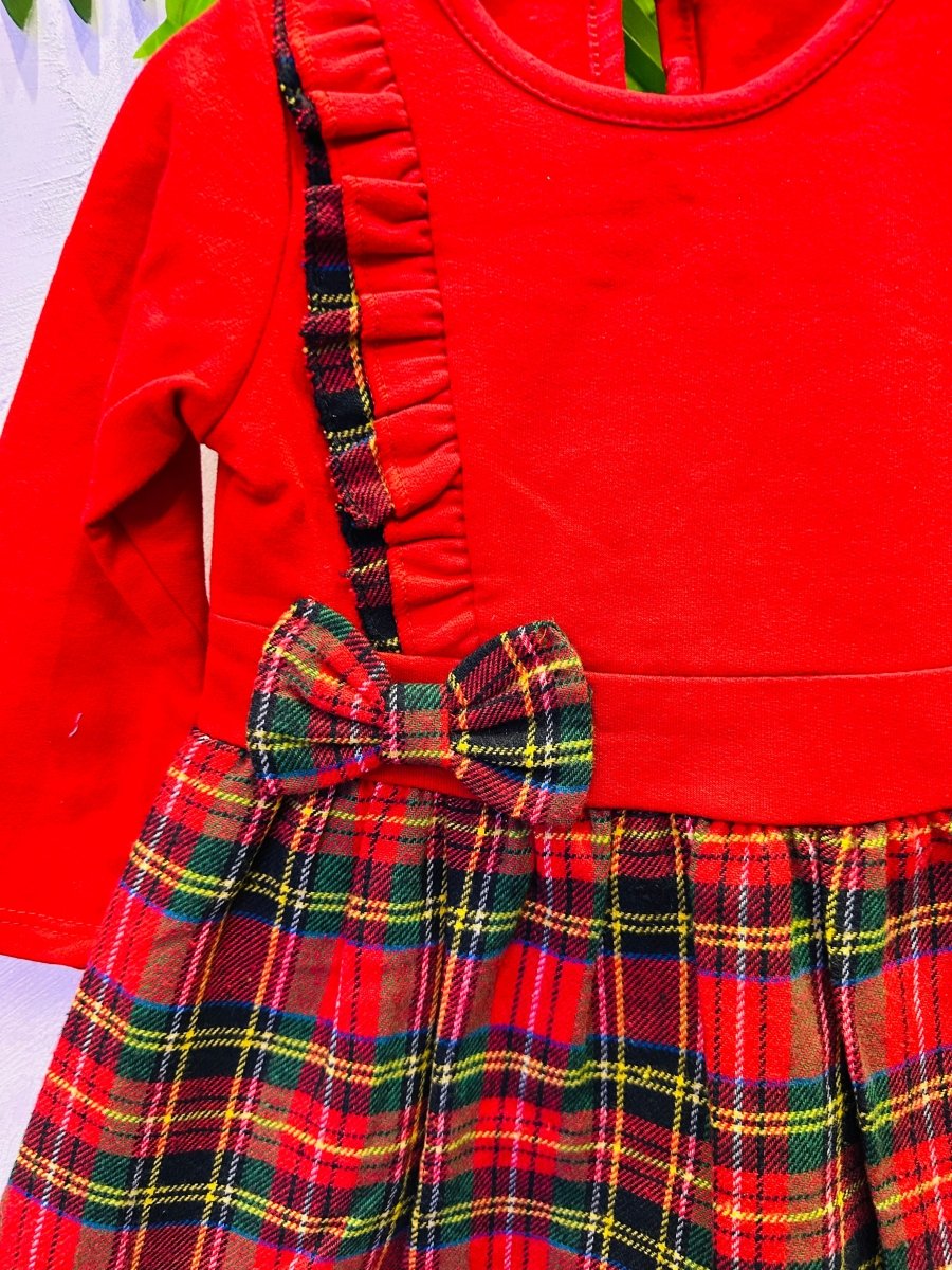 Vestitino fiocchettino Scozzese - Piccole Canaglie - 