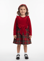 Vestitino fiocco ciniglia - Piccole Canaglie - 