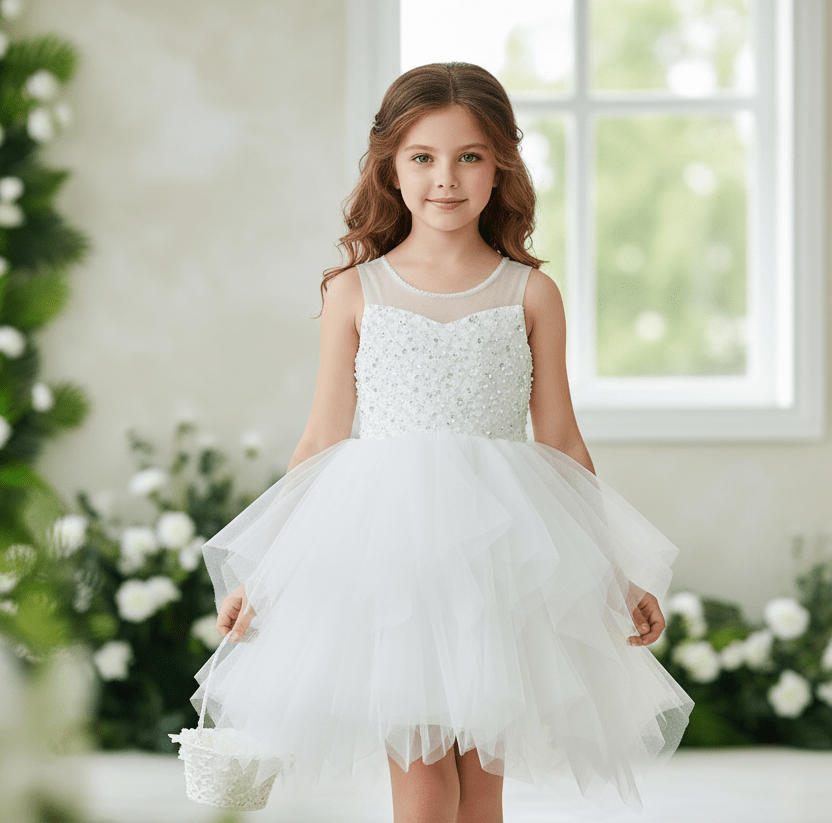Vestito Luxury Bianco 8290 - Piccole Canaglie - PC25044