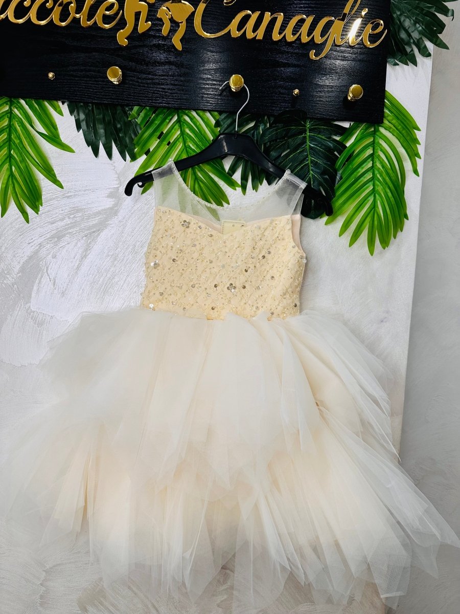 Vestito Luxury Champagne 8290 - Piccole Canaglie - PC25051