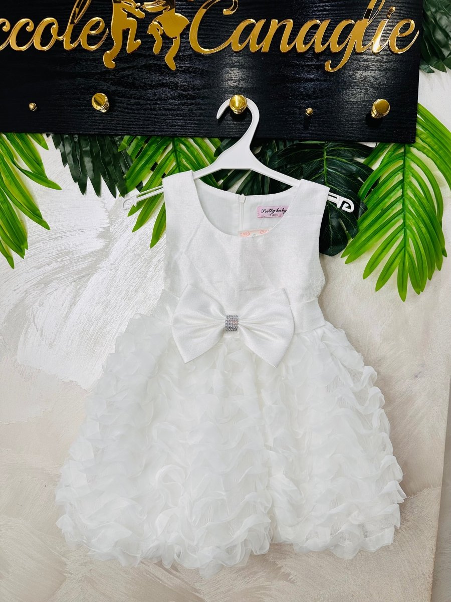 Vestito Waves Bianco L155 - Piccole Canaglie - PC25034