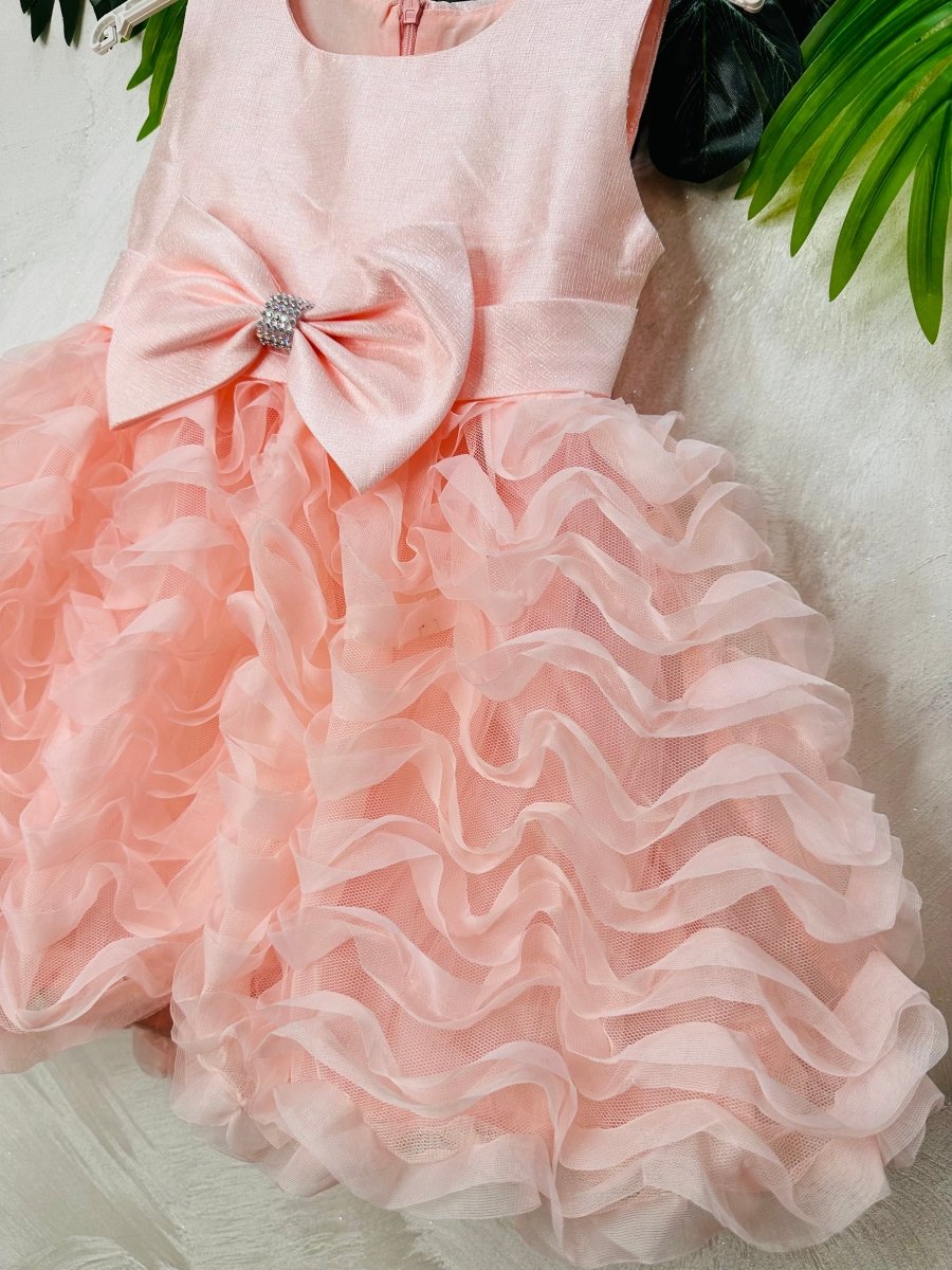 Vestito Waves Cipria L155 - Piccole Canaglie - PC25028