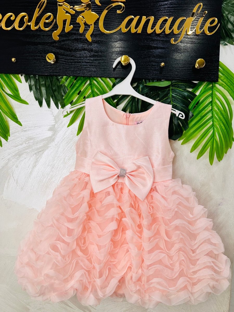 Vestito Waves Cipria L155 - Piccole Canaglie - PC25028