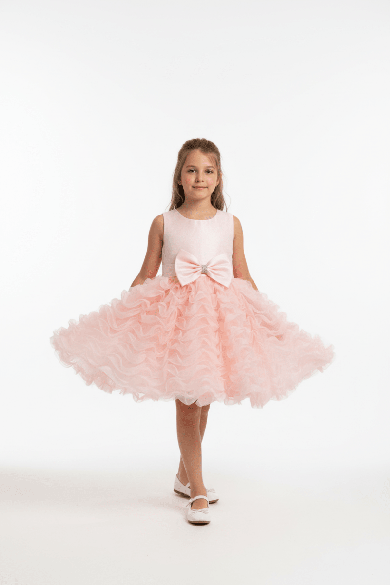 Vestito Waves Cipria L155 - Piccole Canaglie - PC25028