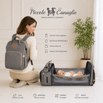 Zainetto Mamma Trasformabile Lettino Melanie - Piccole Canaglie - PC28494